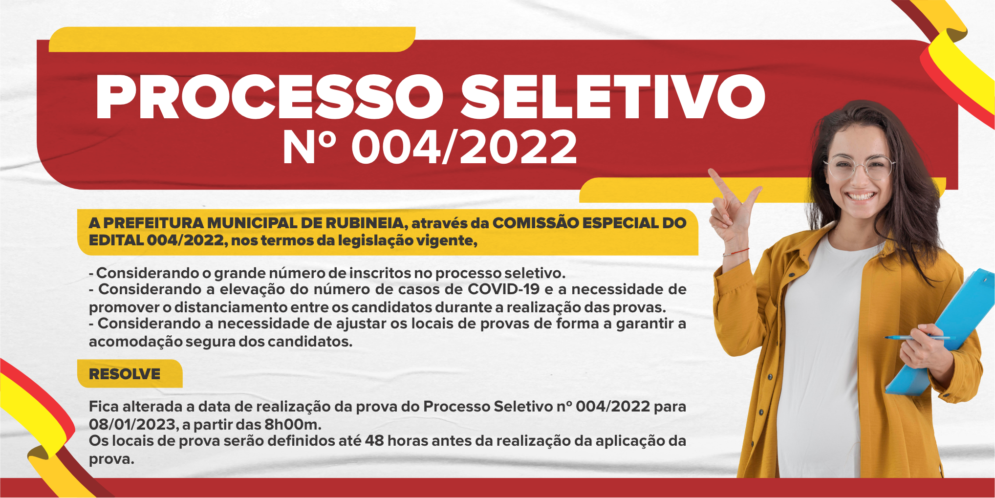 PROCESSO SELETIVO SIMPLIFICADO EMERGENCIAL Nº 004/2023 Prefeitura Municipal  de Pedra Preta